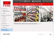 Tablet Screenshot of fere.ee